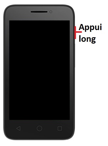 Comment allumer le Alcatel Pixi 3 ?